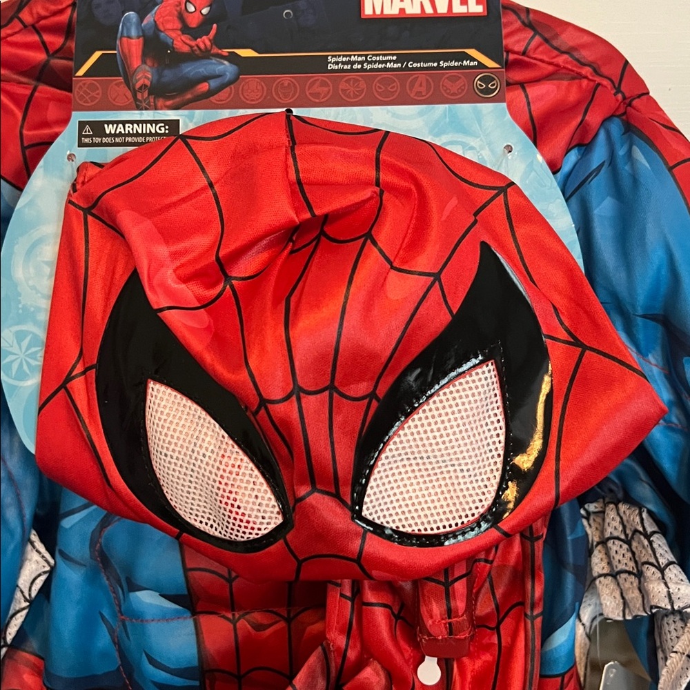 Marvel Spider-Man Kids Costume with Red and Blue - Picture 3 of 8